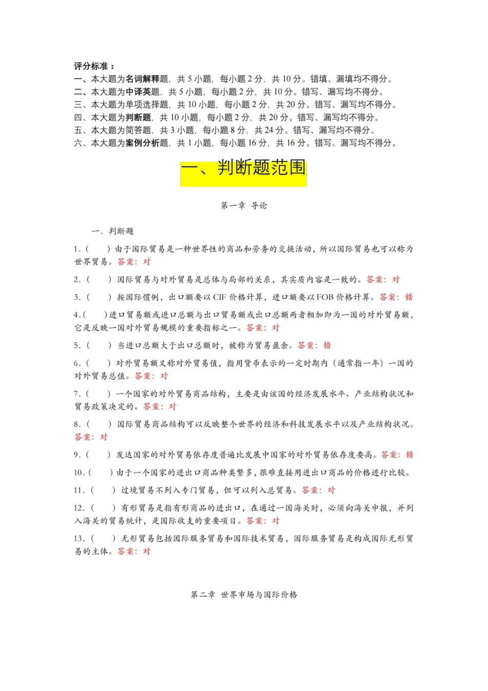 国际贸易理论期末期末复习题.pdf_第1页