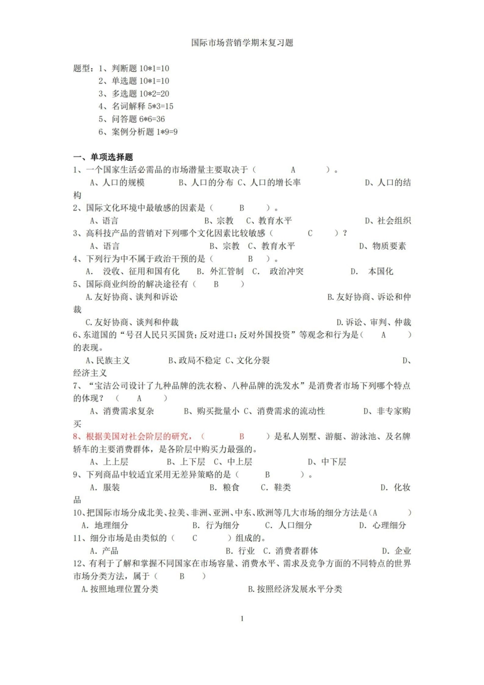 国际市场营销学名词解释和简答题答案.pdf_第1页
