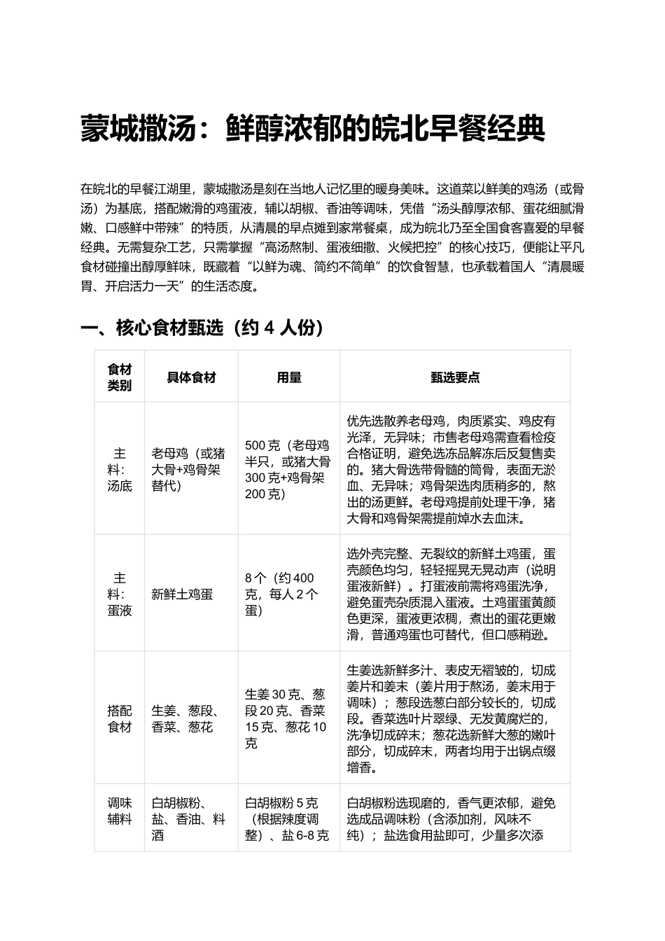 蒙城撒汤：鲜醇浓郁的皖北早餐经典.docx_第1页