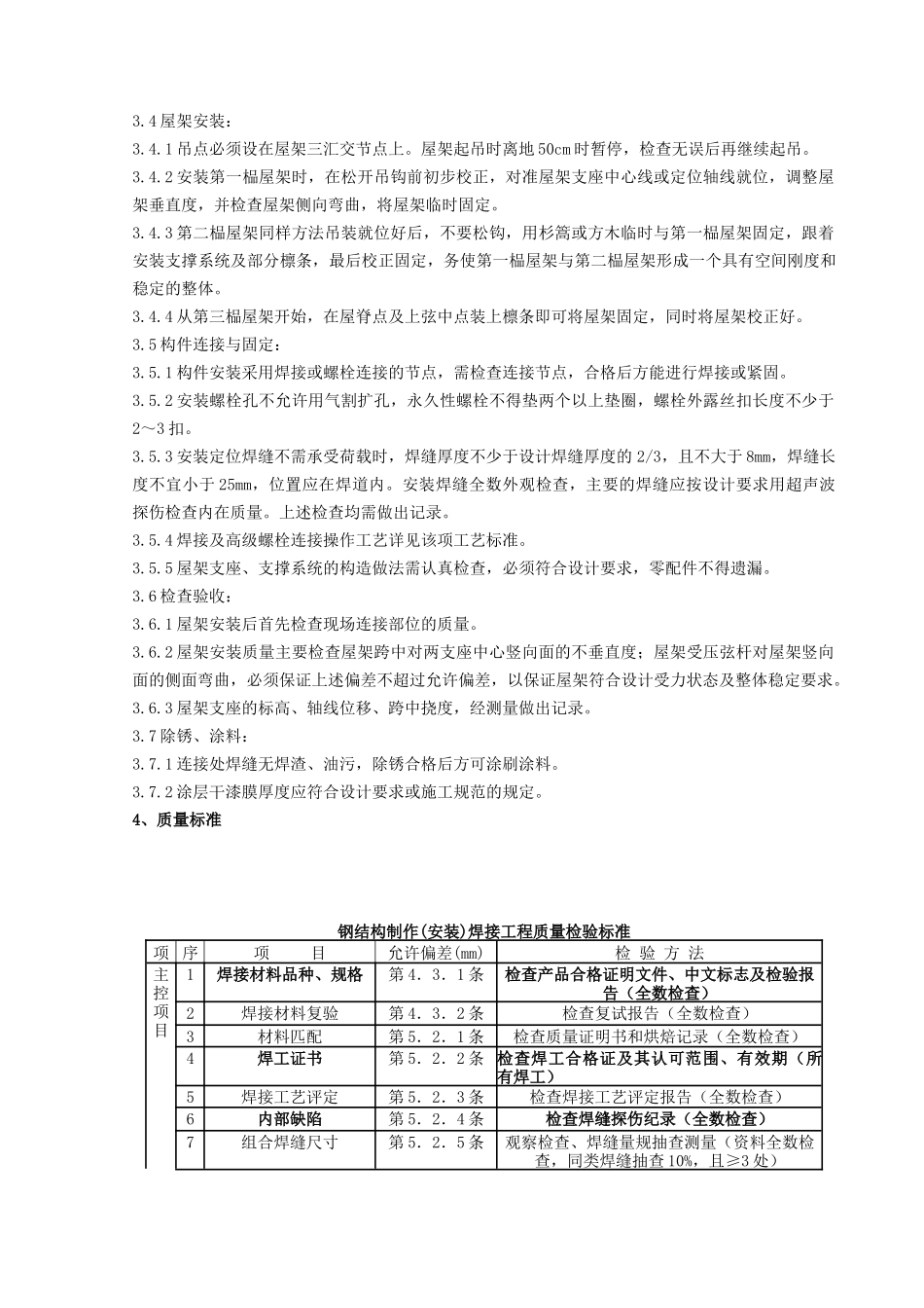 02 钢屋架安装分项工程质量管理(1).doc_第2页