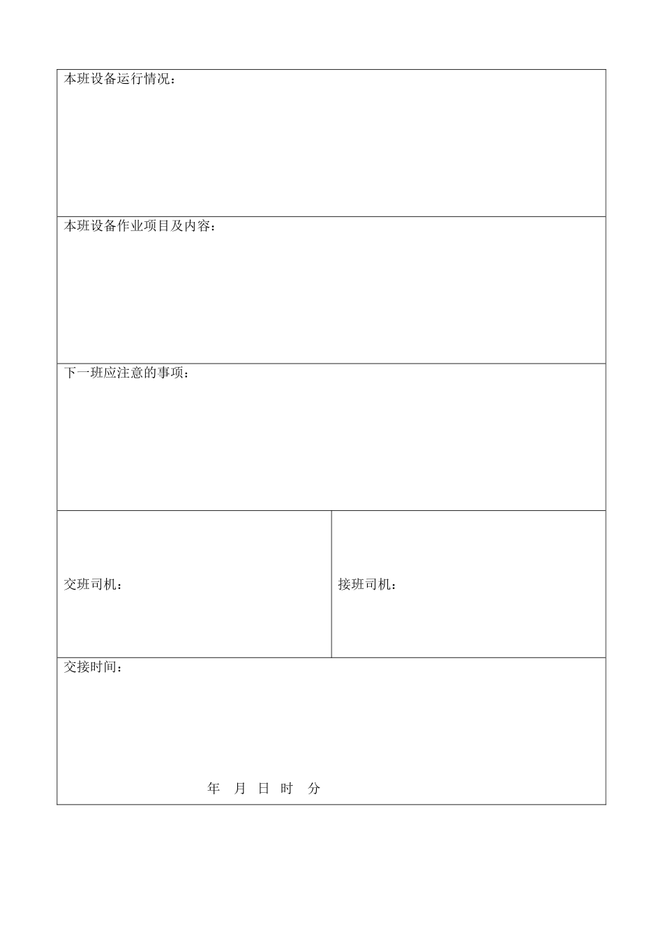 龙门架交接班纪录(1).doc_第2页