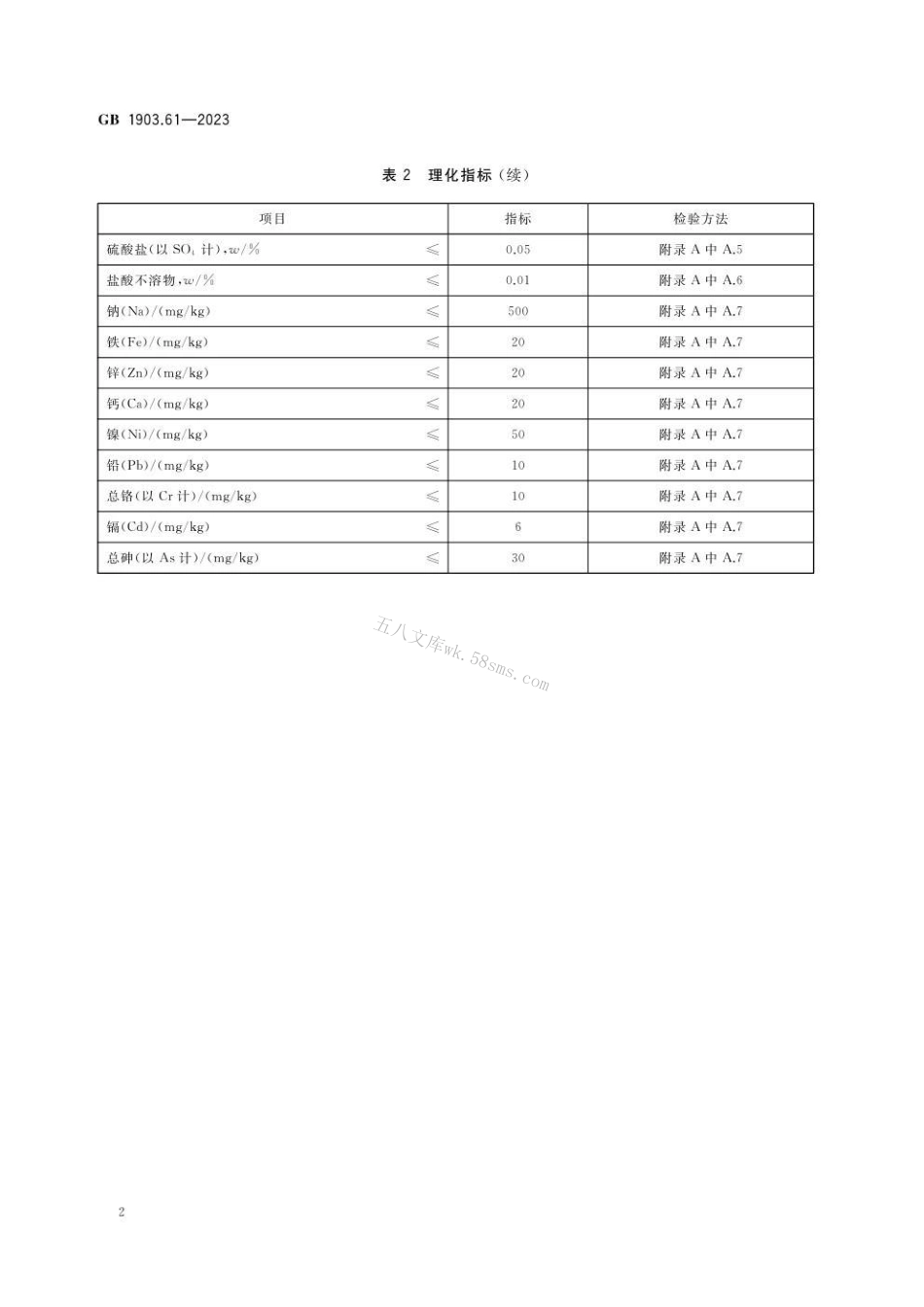 GB 1903.61-2023 食品安全国家标准 食品营养强化剂 碳酸铜.pdf_第3页