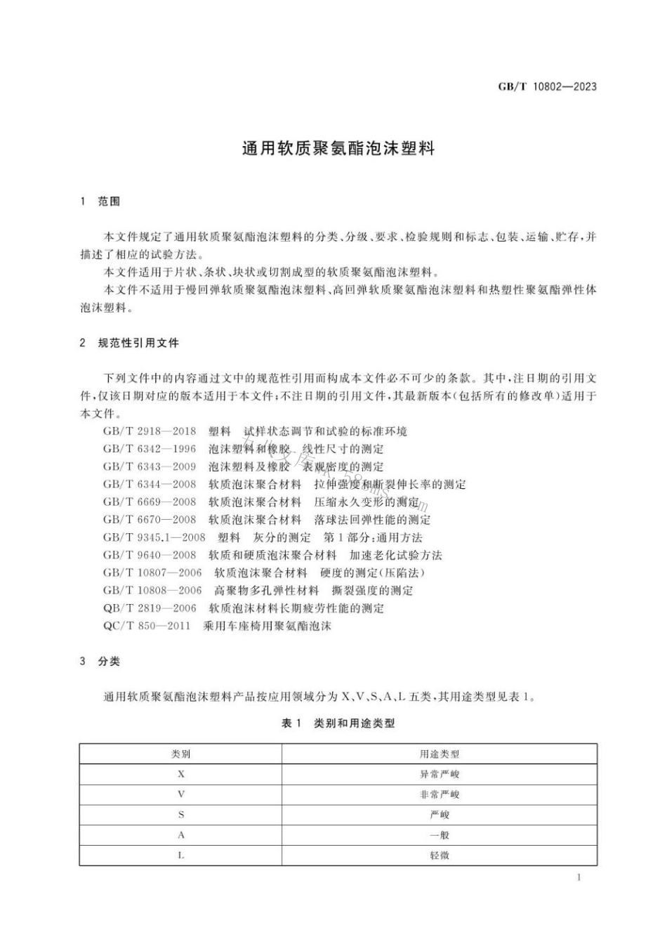 GBT 10802-2023 通用软质聚氨酯泡沫塑料.pdf_第3页