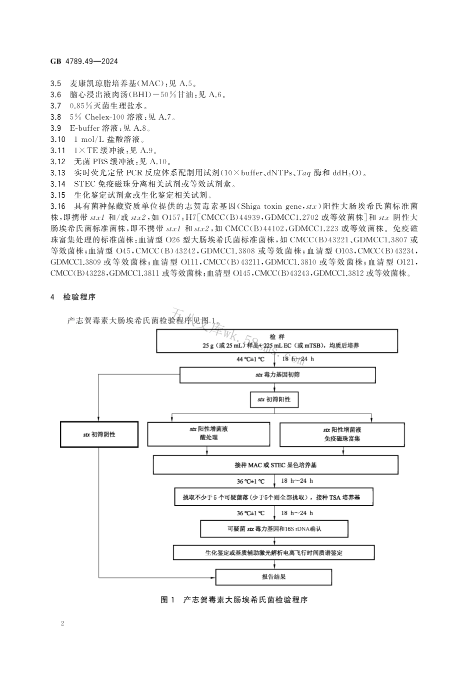 GB 4789.49-2024 食品安全国家标准食品 微生物学检验 产志贺毒素大肠埃希氏菌检验.pdf_第3页