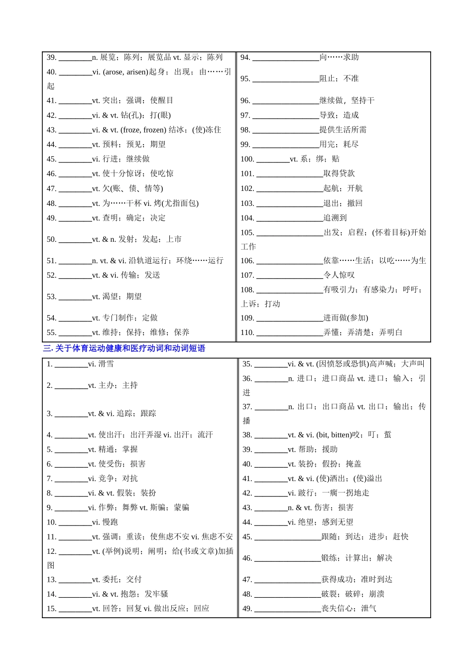词汇清单02教材核心词汇清单（默写版）（全国通用）.docx_第3页
