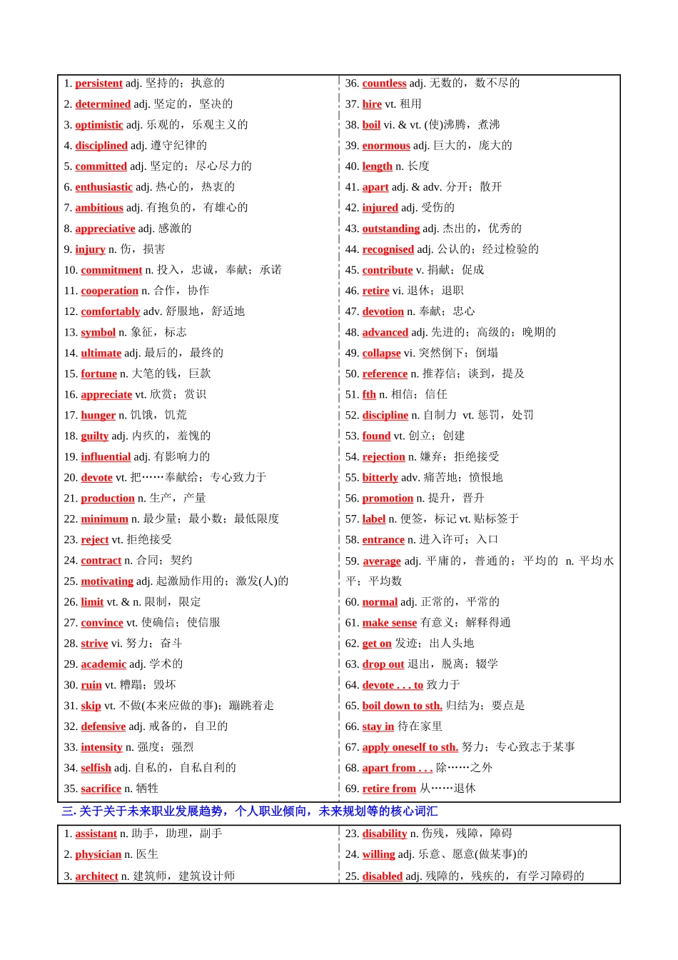 词汇清单04教材核心词汇清单（北师大版背诵版）（全国通用）.docx_第3页