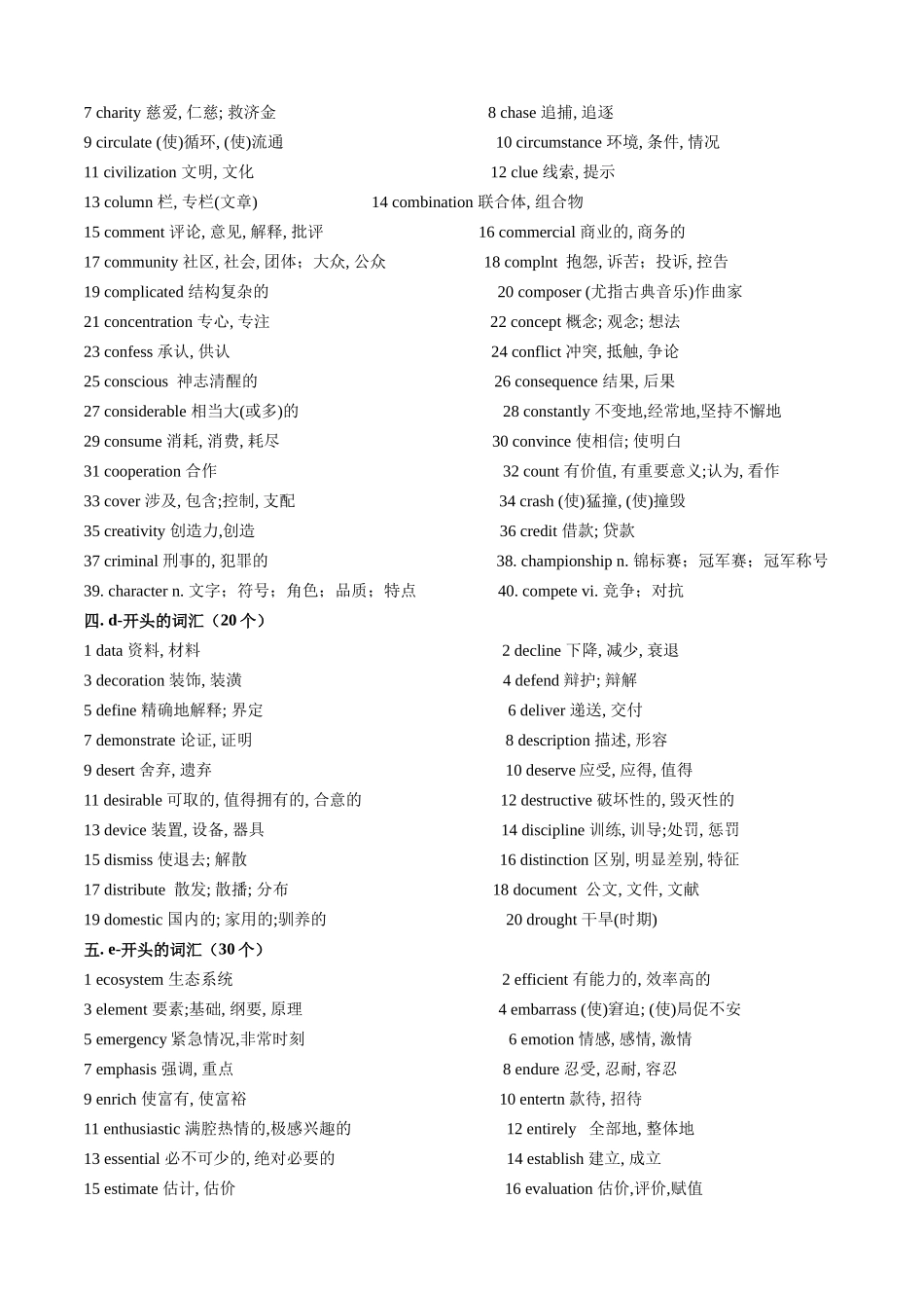词汇清单09高考真题（2016-2025）词汇清单及拓展精练(全国通用）(原卷版）.docx_第2页