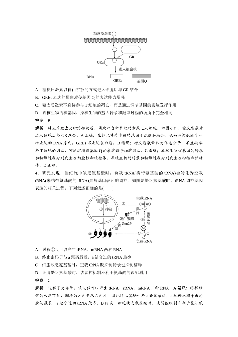 第一部分专题五模块整合生命的信息观.docx_第3页