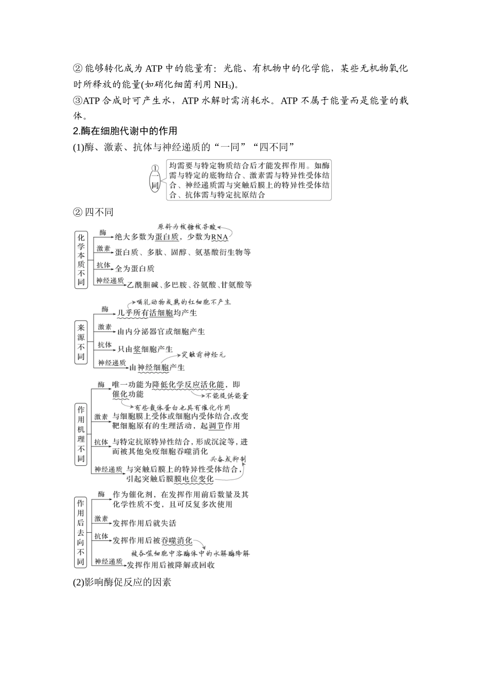 课时1细胞的功能绝大多数基于化学反应.doc_第3页