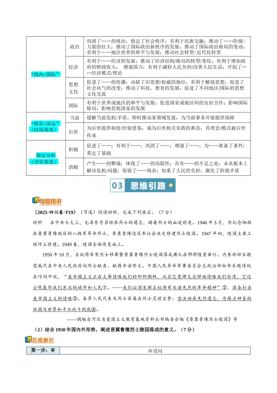 清单02影响、意义类模版清单（方法能力清单）（全国通用）（原卷版）.docx_第3页