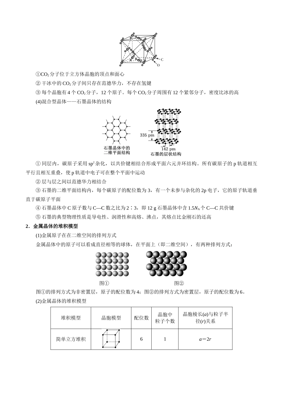 清单09晶体的分析与计算(知识方法能力清单)(解析版).docx_第3页