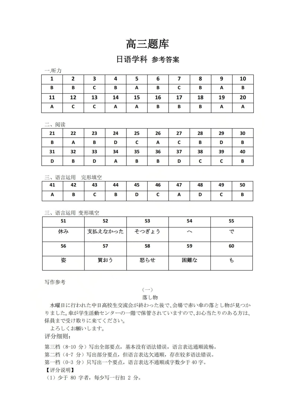 日语浙江七彩阳光、浙南名校、精诚联盟、金兰教育2026届高三年级2月开学高三返校考试(2.26-2.28)(1).pdf_第1页