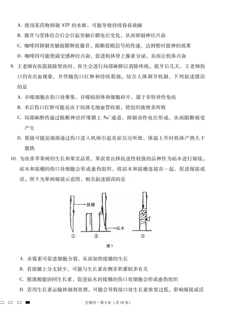 生物云南2026届云南三校高考备考实用性联考卷（六）(2.25-2.26).pdf_第3页