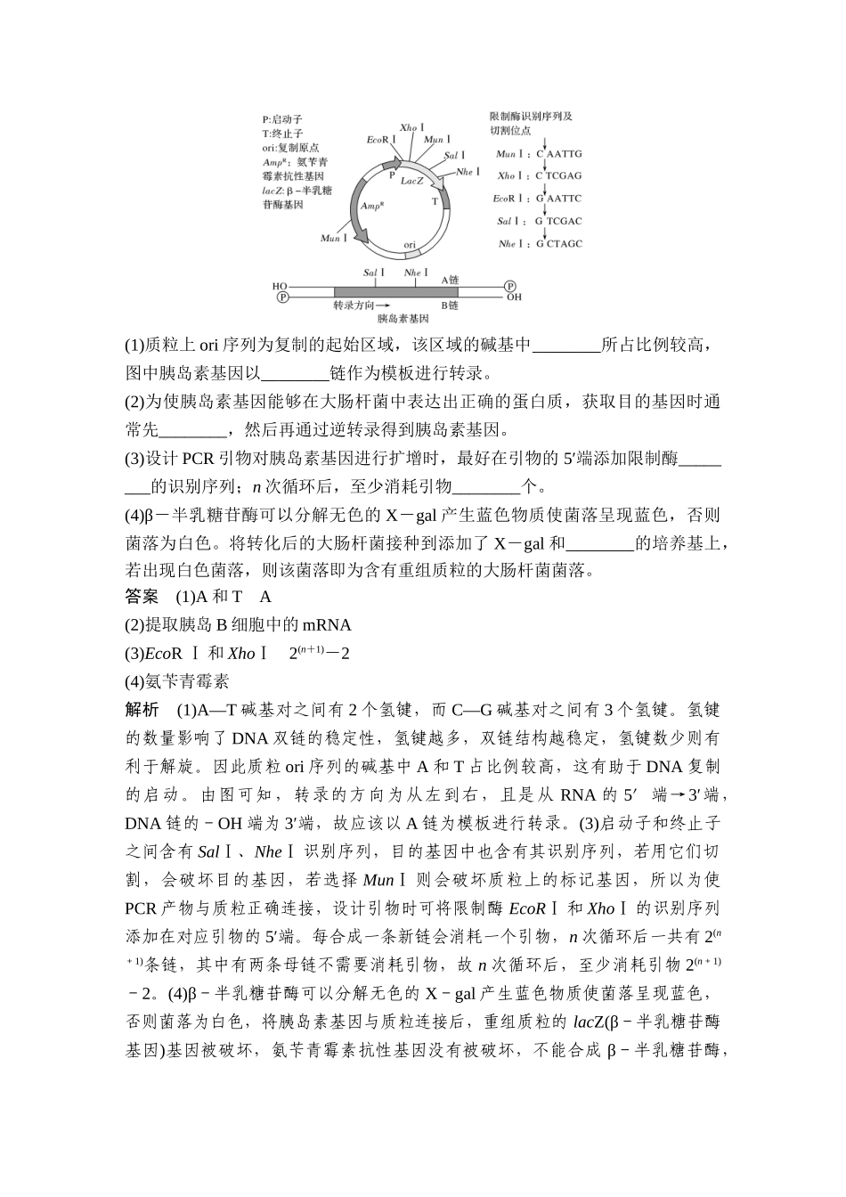 易错点12双标记基因载体.doc_第3页