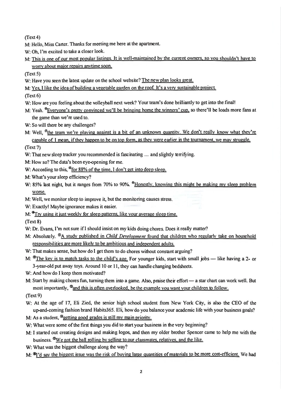 英语湖北2026届高三年级2月开学检测暨楚天协作体026届高三年级下学期2月开学联考(2.25-2.26)(1).pdf_第2页