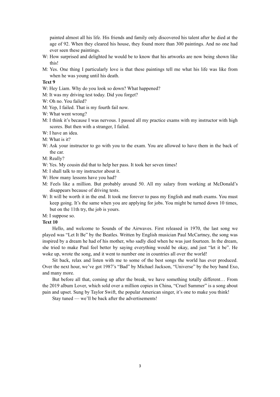 英语山东烟台市2026年高三下学期高考诊断性测试(烟台一模)(3.4-3.6)(1).pdf_第3页