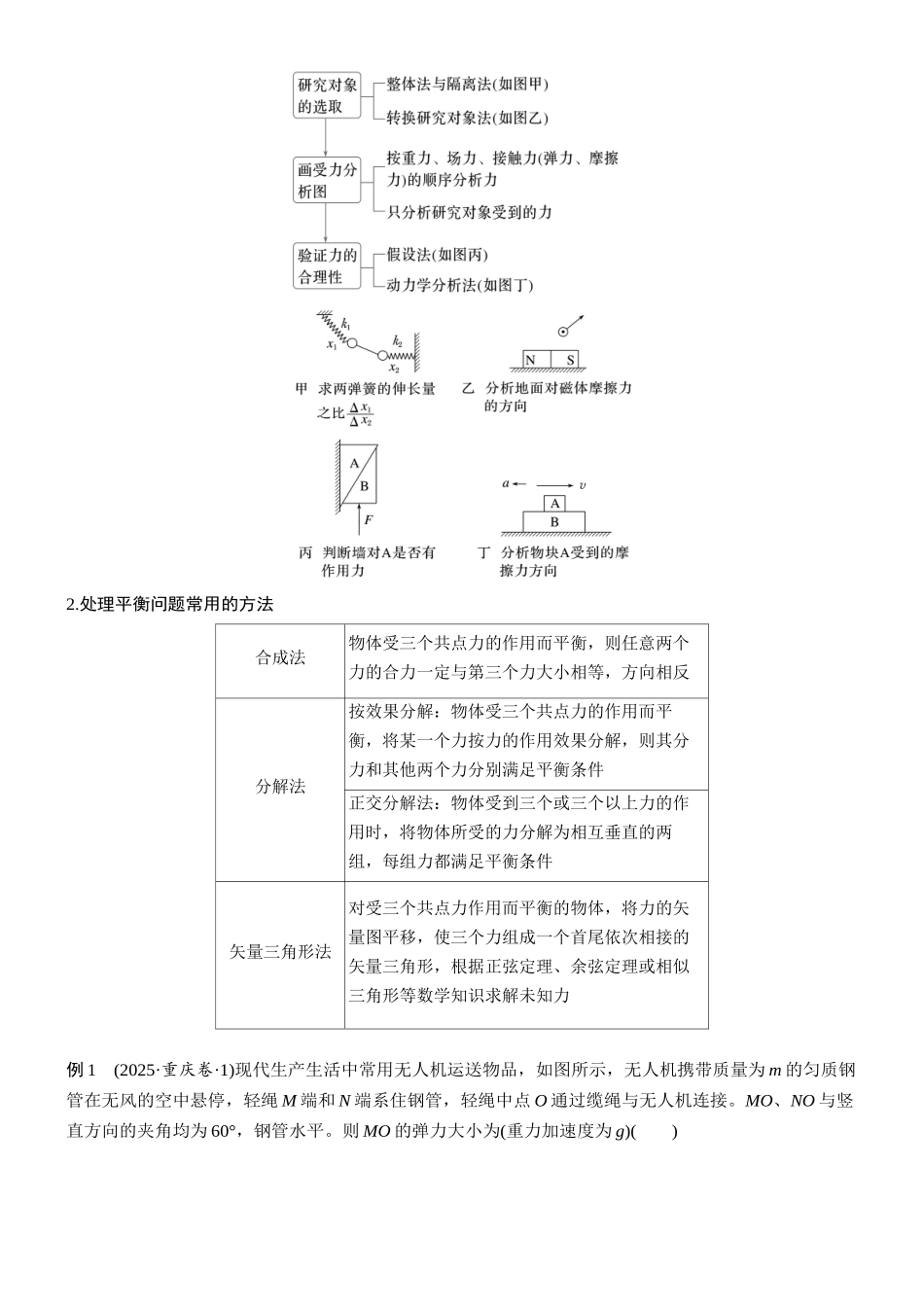 专题一第1讲力与物体的平衡.docx_第2页