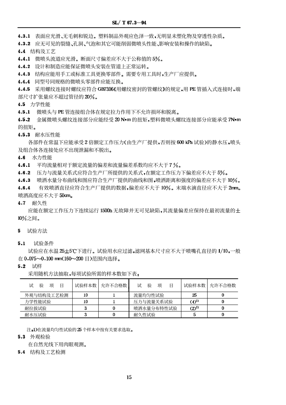 SL 67.3-1994 微灌灌水器-微喷头.pdf_第2页
