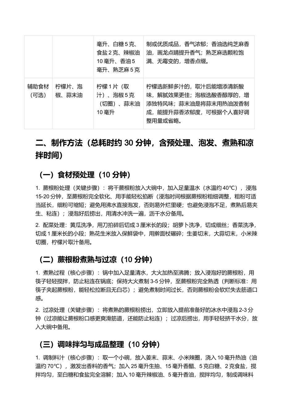 蕨根粉:爽滑筋道的徽派风味凉拌美食制作指南.docx_第2页