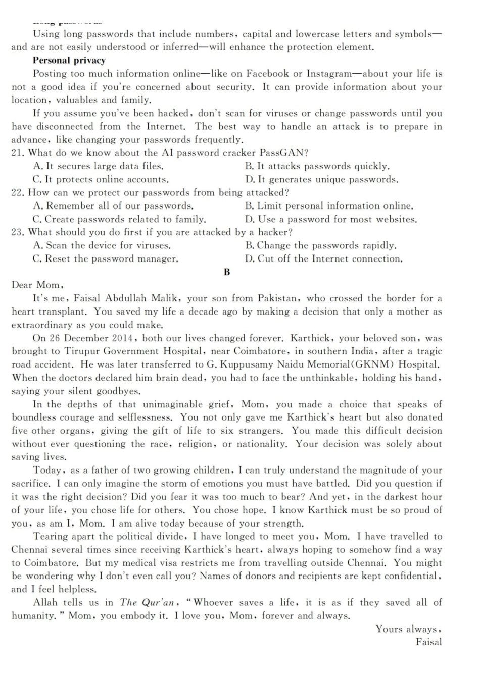 英语+答案浙江强基联盟2026年3月高三年级联考(3.4-3.6).pdf_第3页
