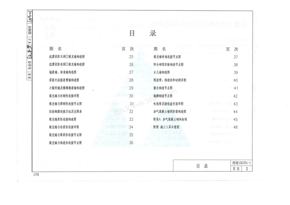 西南15G701-1加气混凝土填充墙.pdf_第3页