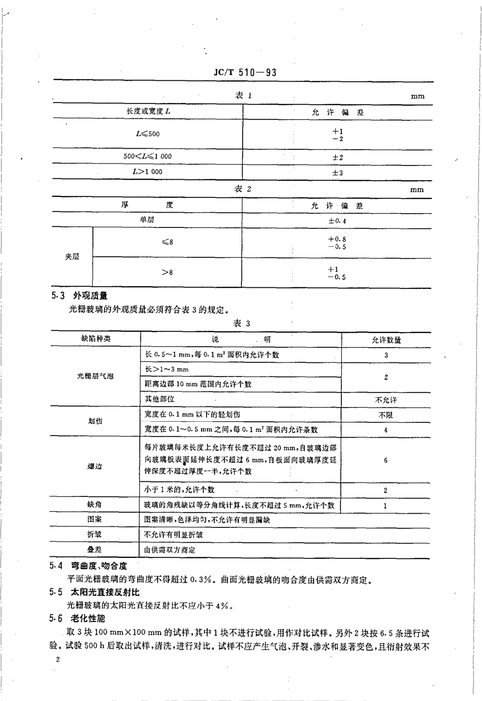 JCT 510-1993 光栅玻璃.pdf_第3页