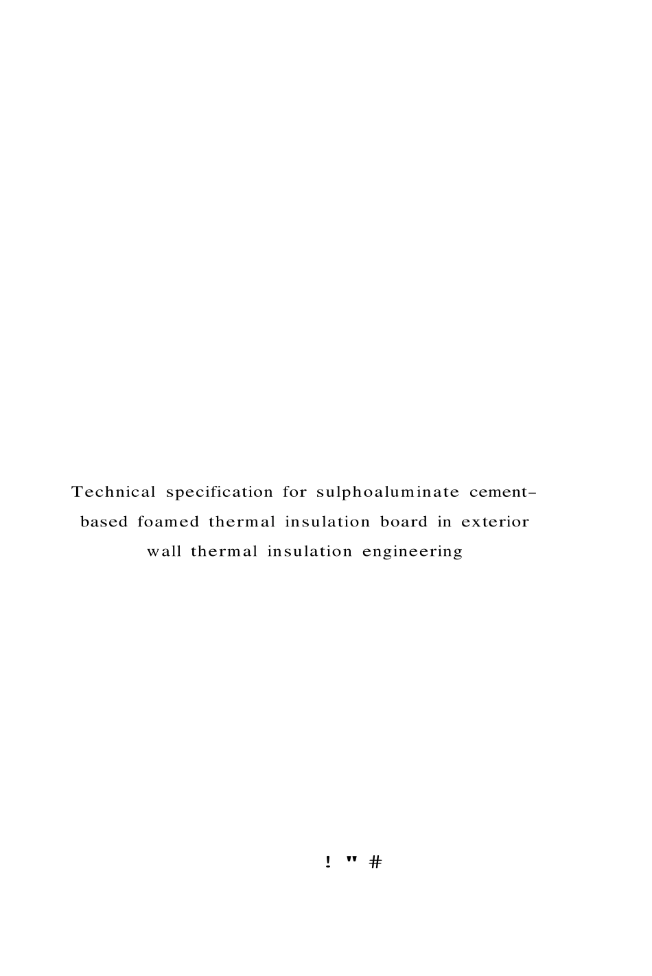 CECS 379-2014 硫铝酸盐水泥基发泡保温板外墙外保温工程技术规程.pdf_第1页
