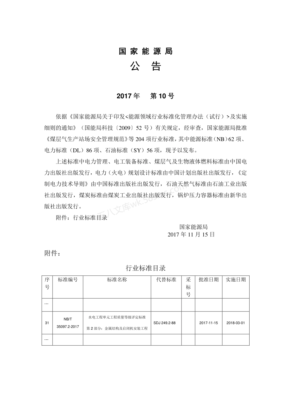 NBT 35097.2-2017 水电工程单元工程质量等级评定标准 第2部分：金属结构及启闭机安装工程.pdf_第3页