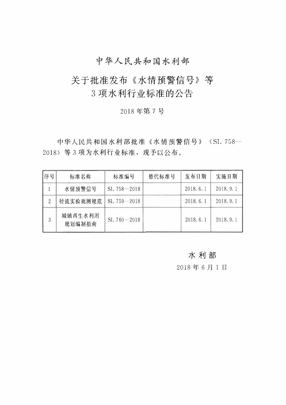SL 760-2018 城镇再生水利用规范编制指南.pdf_第2页