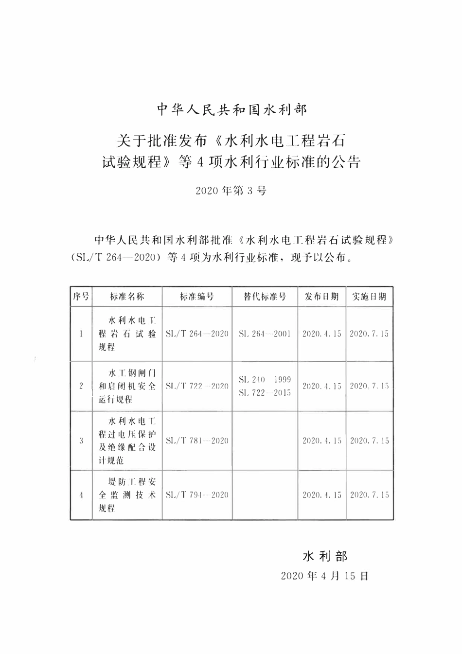 SLT 794-2020 堤防工程安全监测技术规程.pdf_第2页