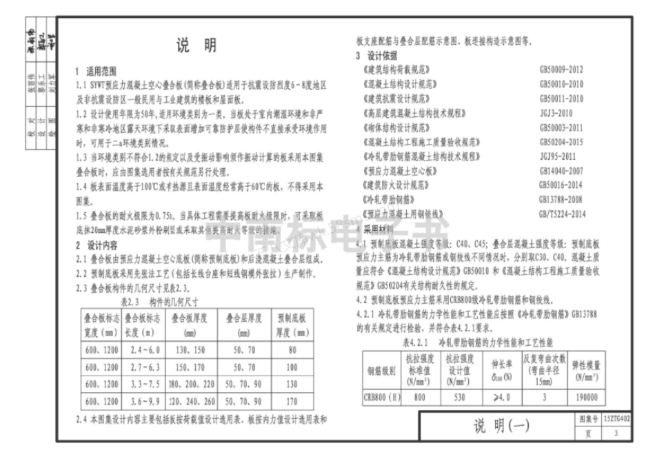 15ZTG402 SYWT预应力空心叠合板.pdf_第3页