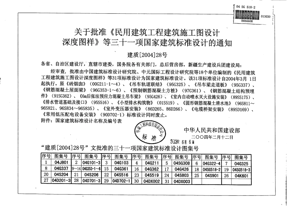 04SG518-2 门式刚架轻型房屋钢结构(有悬挂吊车) 附：构件详图.pdf_第2页