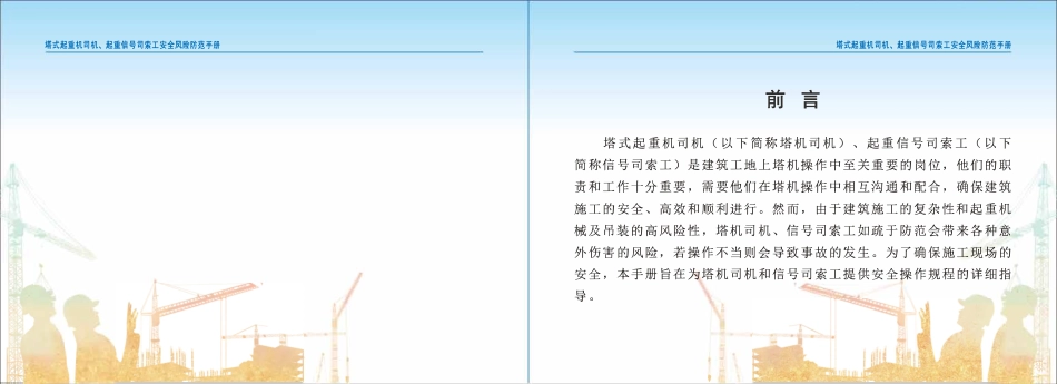 苏州市住建局建筑施工安全风险防范系列手册-塔式起重机司机、起重信号司索工安全风险防范手册.pdf_第2页
