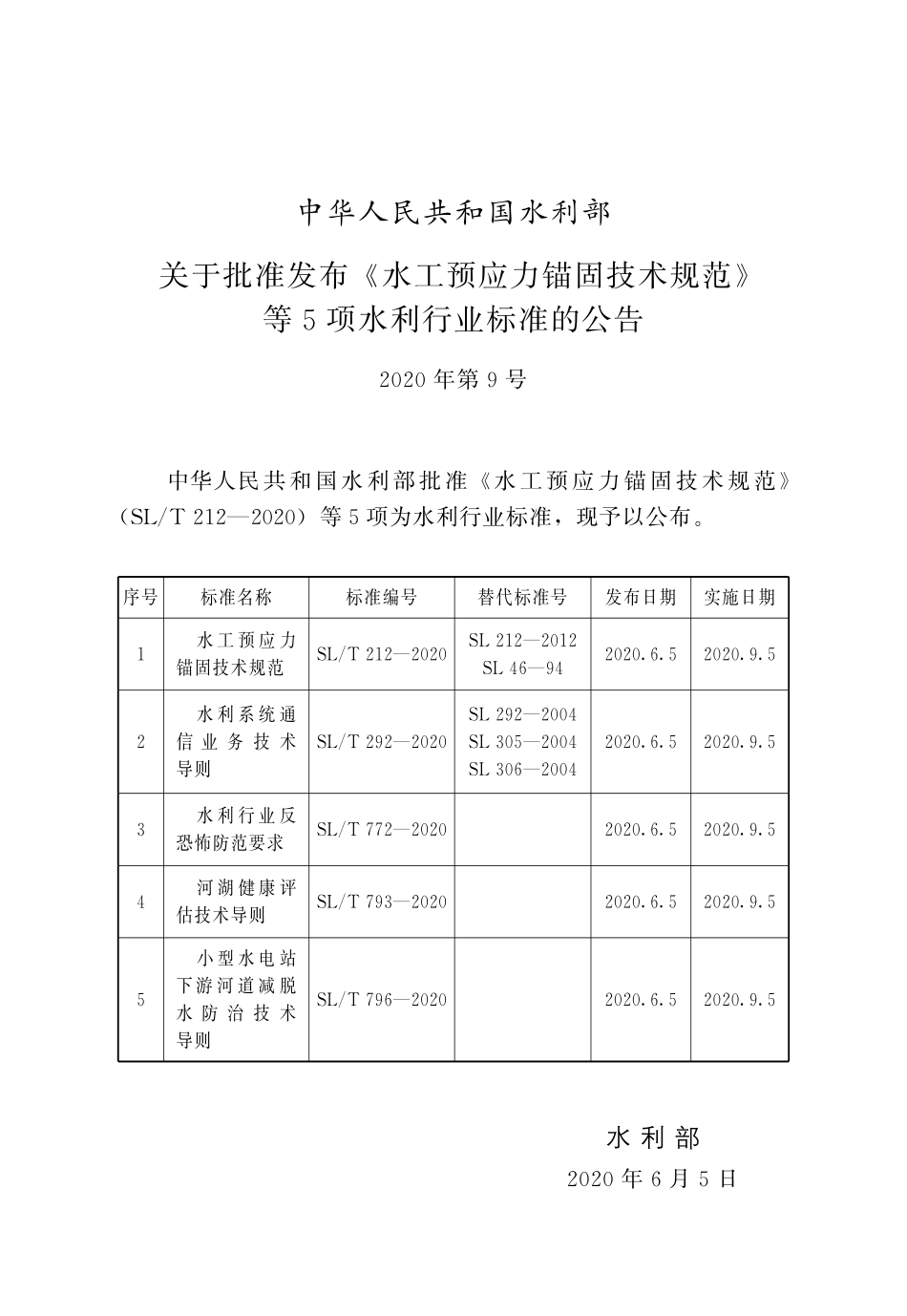 SLT 212-2020 水工预应力锚固技术规范.pdf_第2页