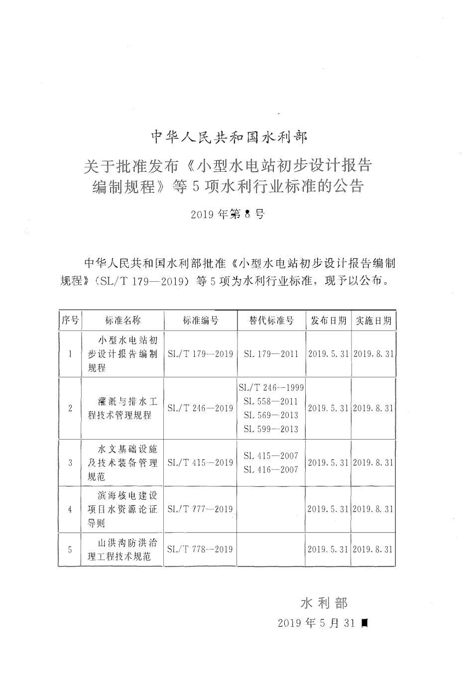 SLT 246-2019 灌溉与排水工程技术管理规程.pdf_第2页