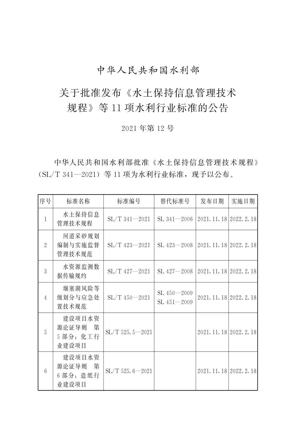 SLT 525.5-2021 建设项目水资源论证导则  第5部分：化工行业建设项目.pdf_第2页