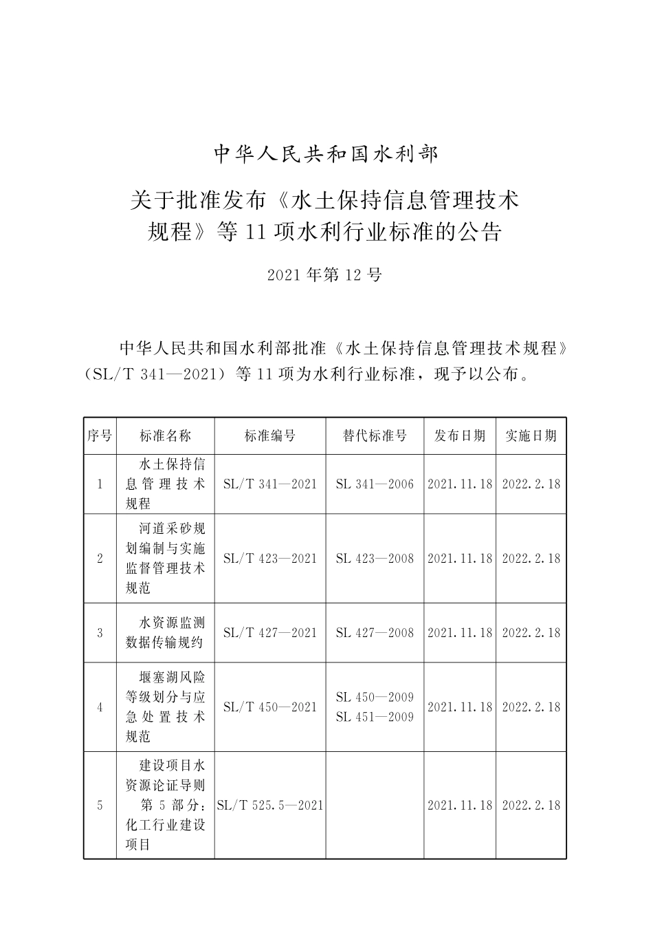 SLT 525.6-2021 建设项目水资源论证导则  第6部分：造纸行业建设项目.pdf_第2页