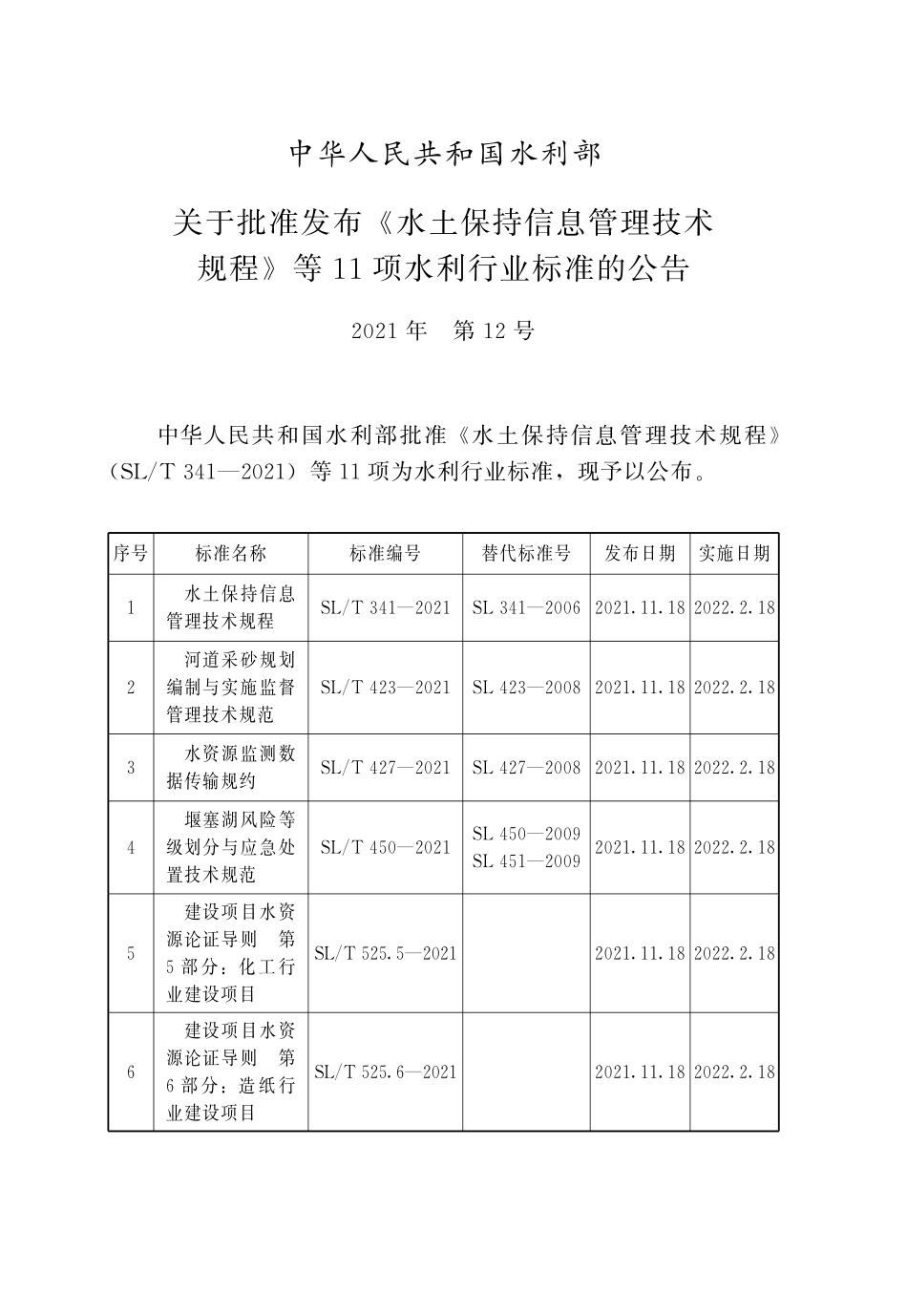 SLT 694-2021 水利通信工程质量评定与验收规程.pdf_第2页