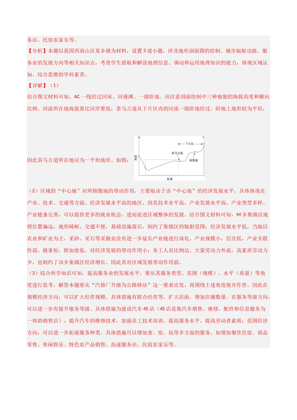 【大题精做】冲刺2025年高考地理大题突破-题型08 绘图实践类（解析版）.docx_第3页