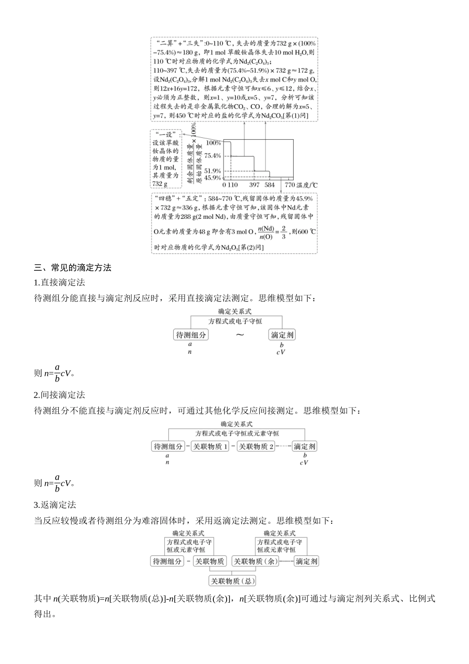 2026版化学步步高大二轮专题复习-专题八　微点突破9　定量实验数据的测定方法.docx_第3页