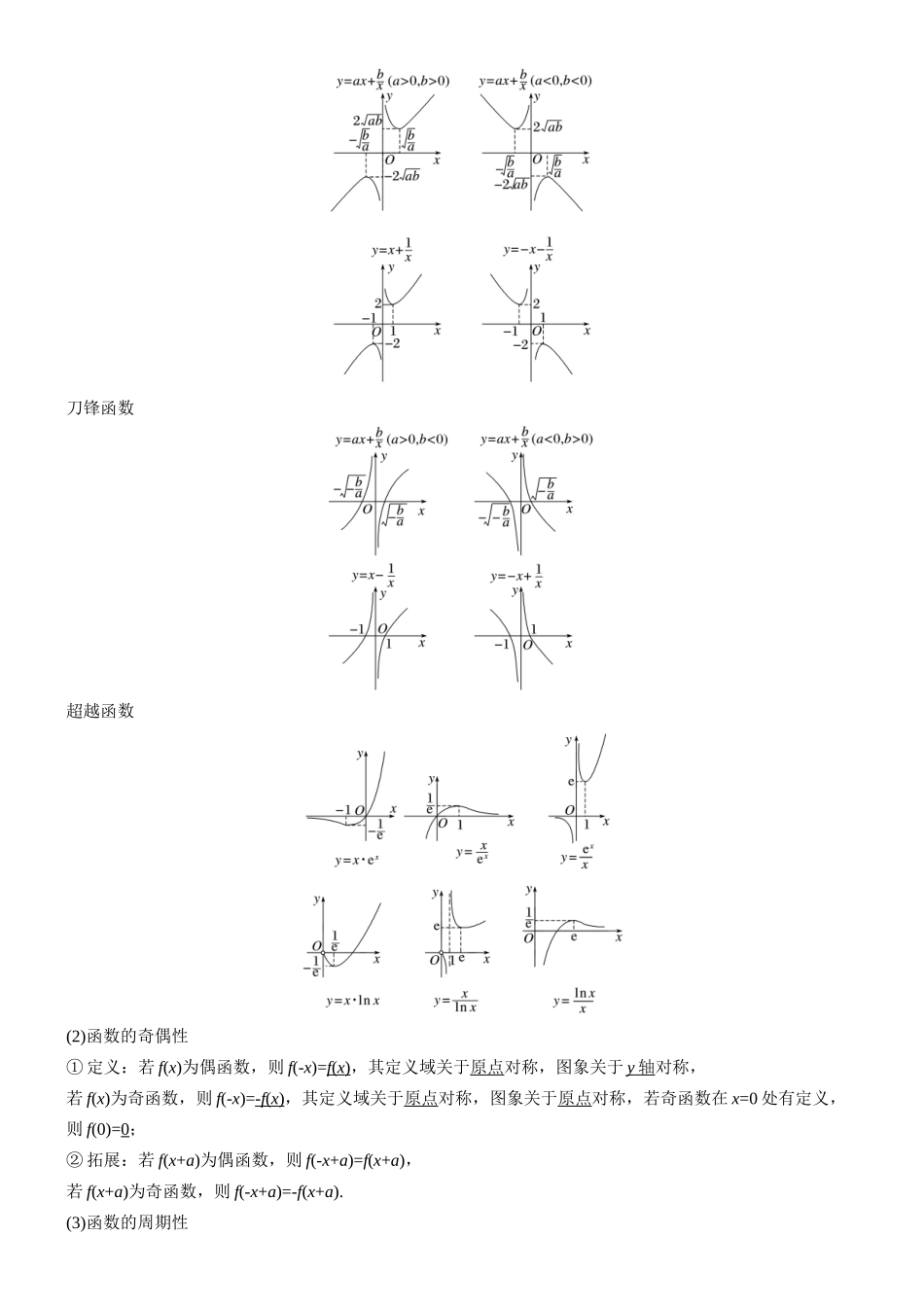 2026步步高高考大二轮复习数学-知识必备　8.函数与导数.docx_第2页