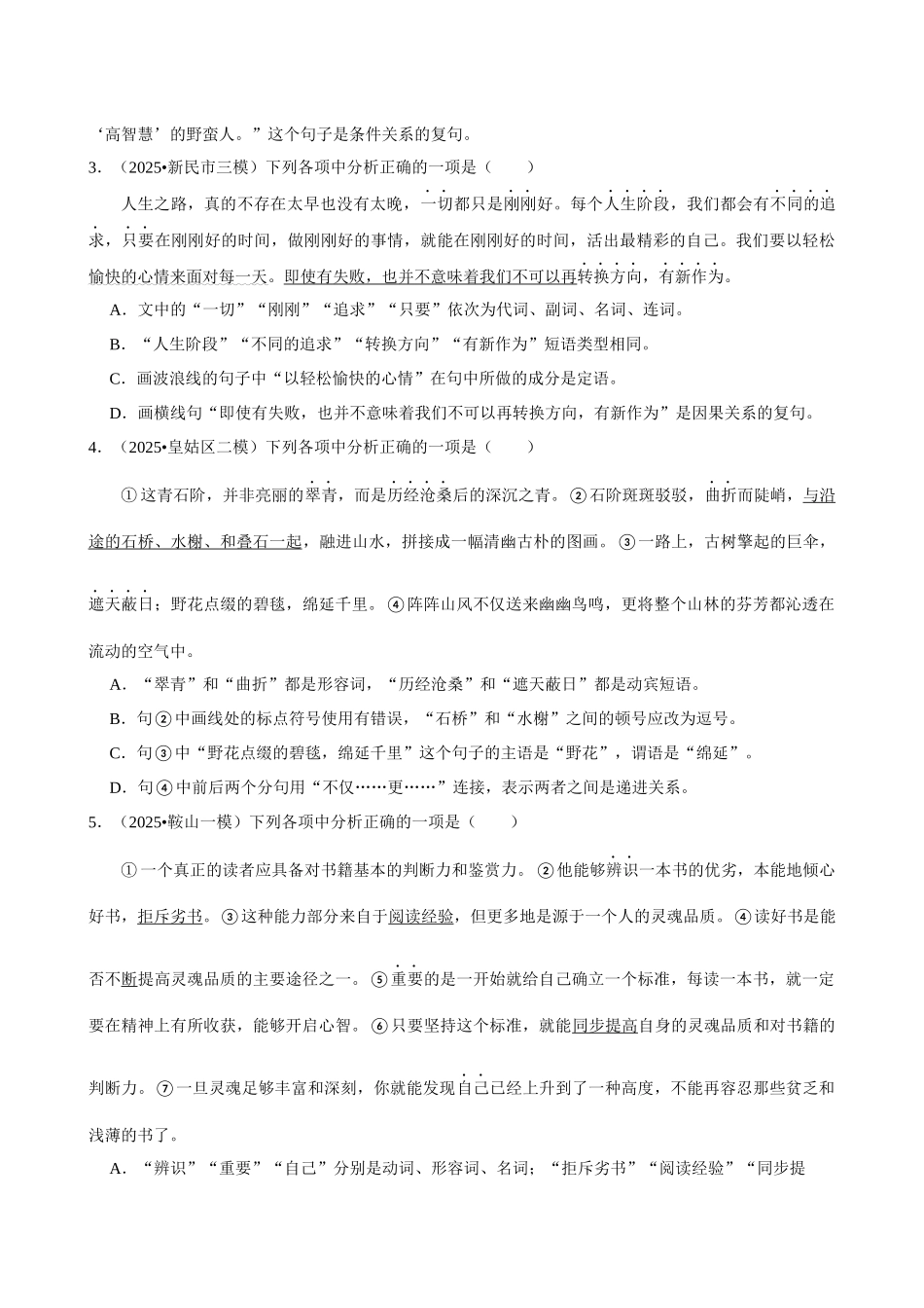 2026年中考语文常考考点专题之语法.docx_第2页