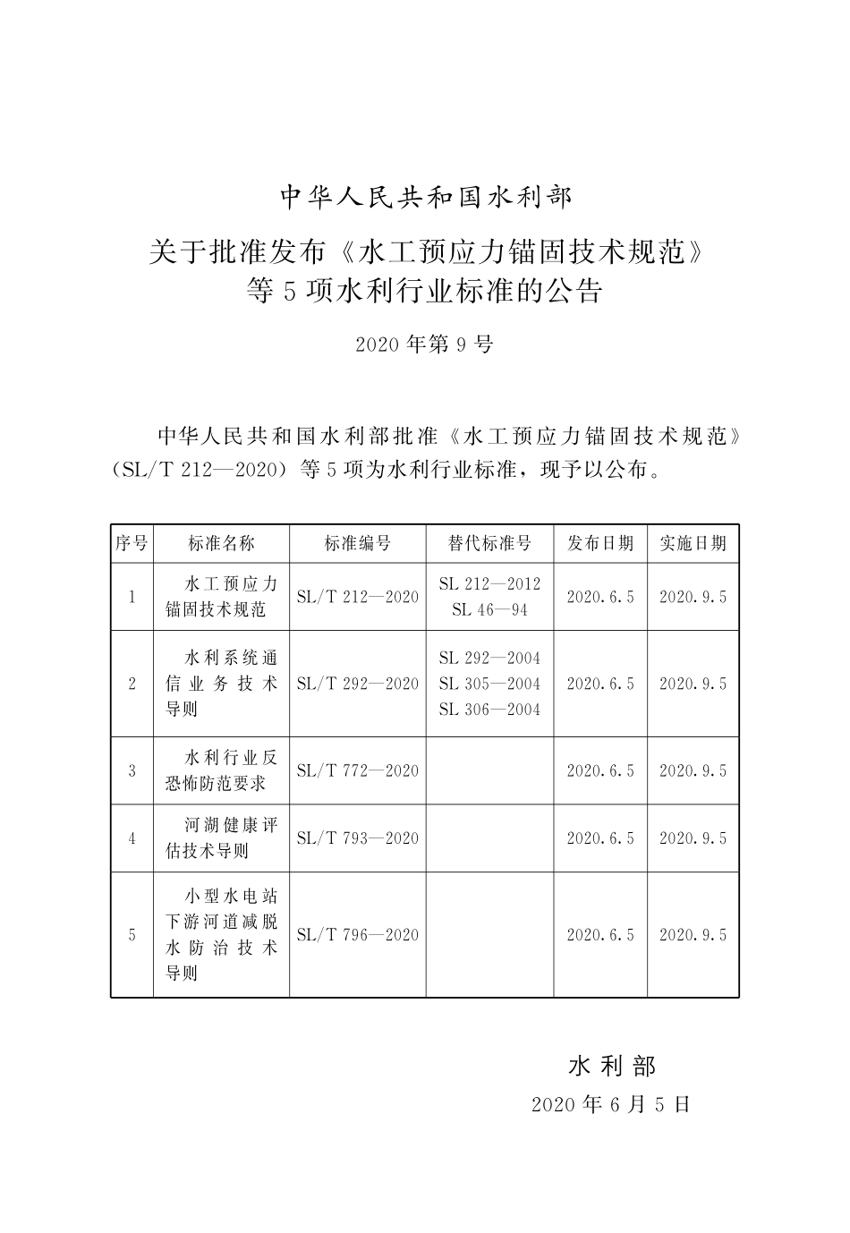SLT 796-2020 小型水电站下游河道减脱水防治技术导则.pdf_第2页