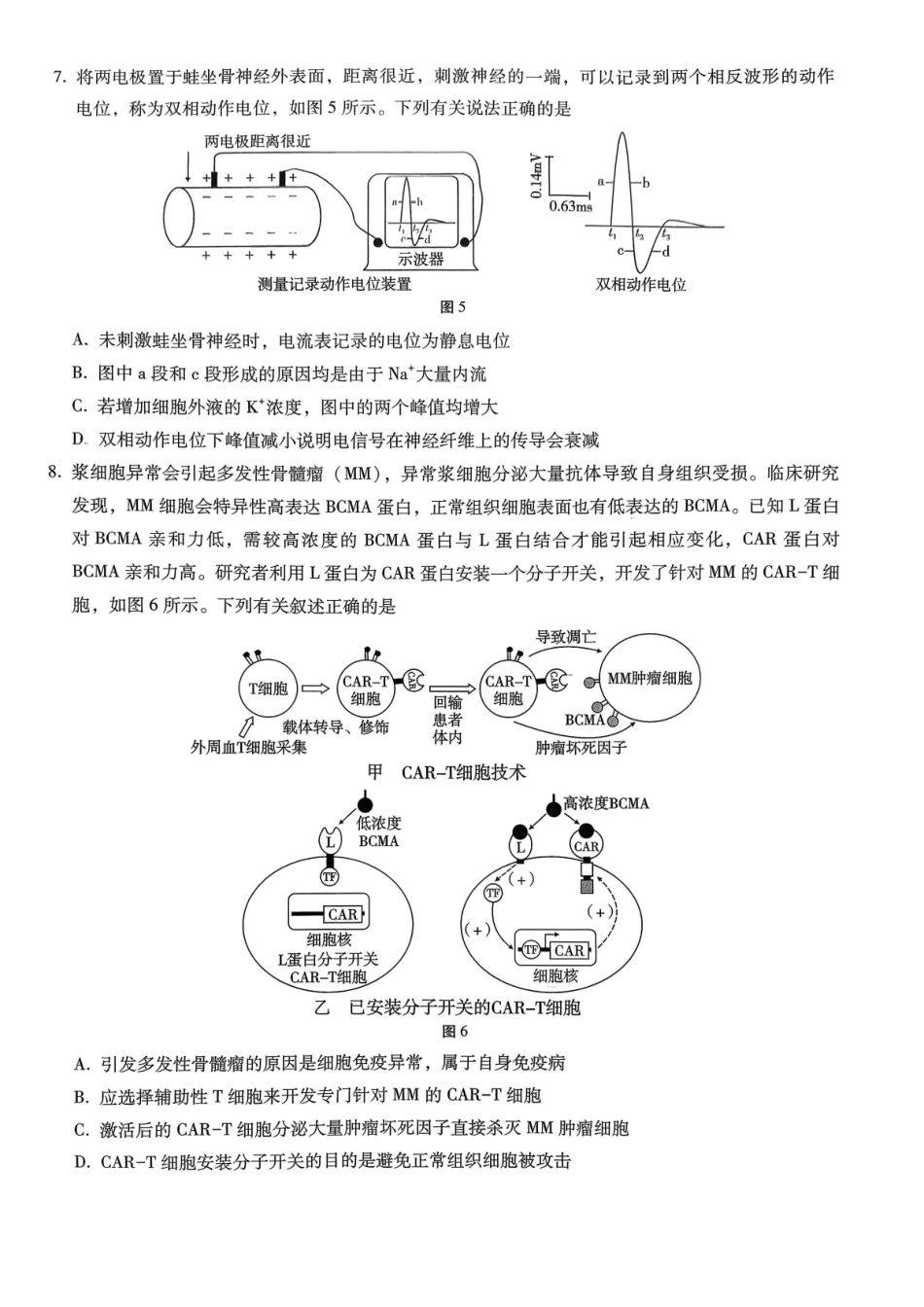 巴蜀中学2026届高考适应性月考卷（七）生物.pdf_第3页