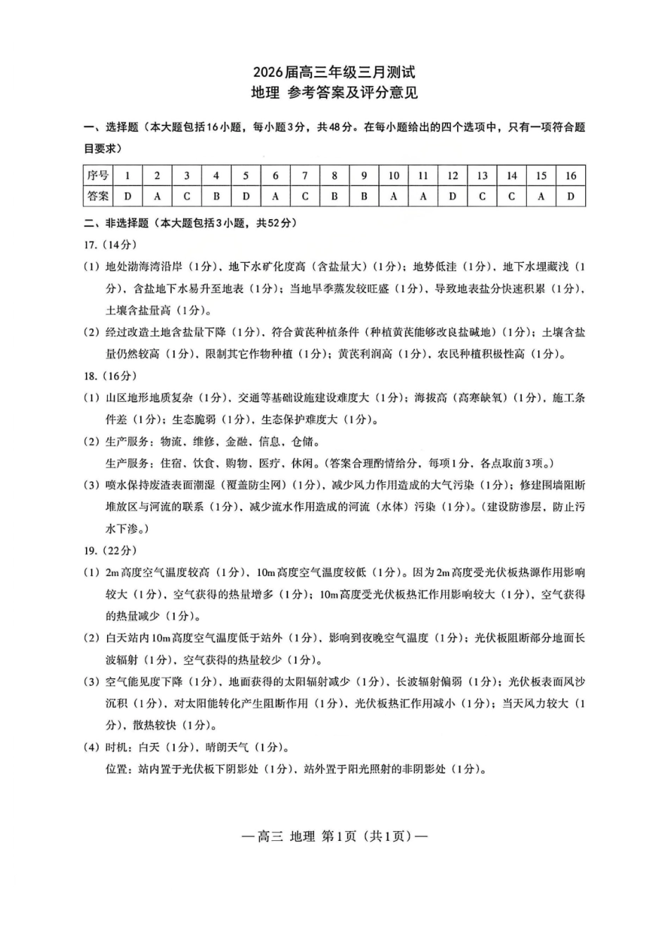 地理江西南昌市2026届南昌市高三年级三月测试暨一模考试(南昌一模)(3.18-3.20).pdf_第1页
