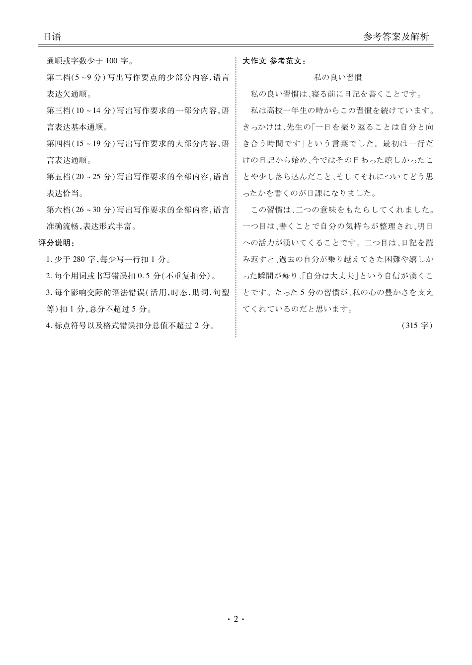 日语辽宁点石联考2026届高三年级3月学情调研考试(3.24-3.25)(1).pdf_第2页