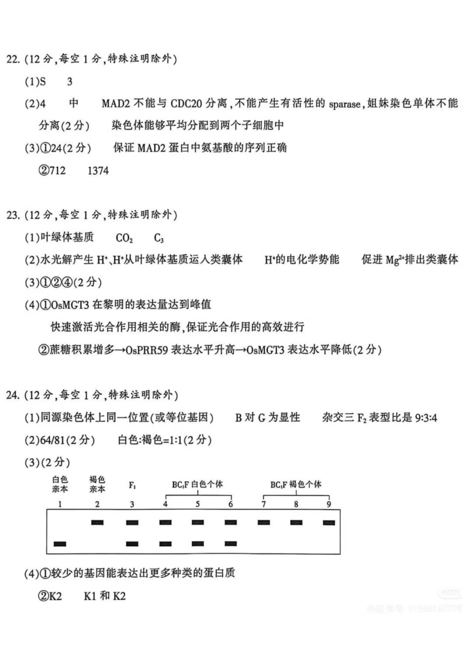生物江苏苏北南通、徐州、扬州、连云港、淮安、泰州、宿迁七市2026届高三第二次调研考试(南通二模暨苏北七市二模)(3.25-3.27)(1).pdf_第2页