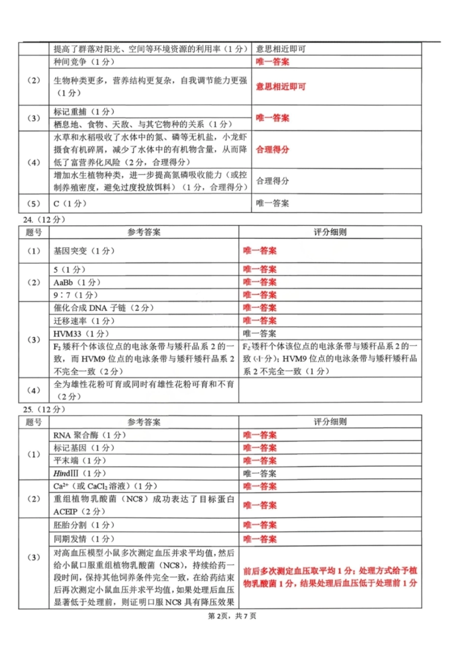 生物辽宁点石联考2026届高三年级3月学情调研考试(3.24-3.25)(1).pdf_第2页