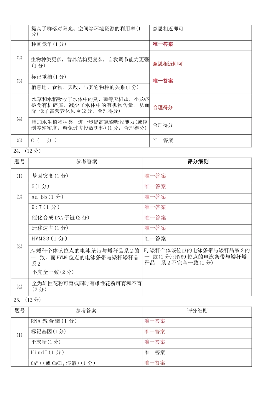 生物辽宁点石联考2026届高三年级3月学情调研考试(3.24-3.25).docx_第3页