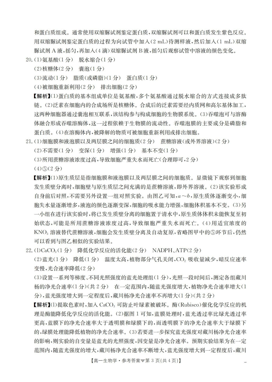 生物学河北邢台市多校2025-2026学年高一下学期3月月考（3.24-3.25）(1).pdf_第3页